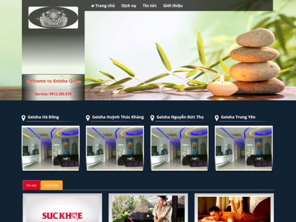thiết kế website spa
