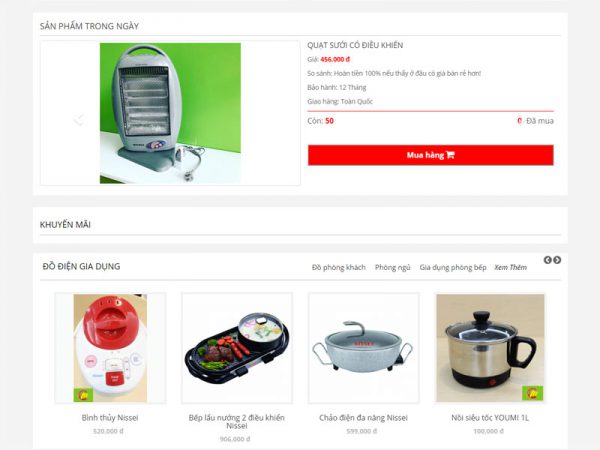 Thiết kế website bán hàng