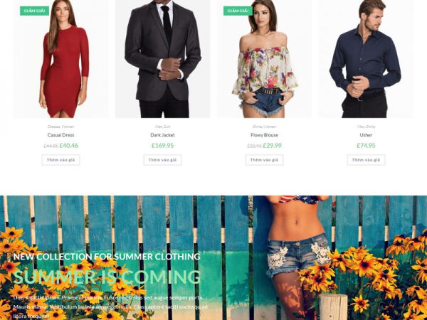 Thiết kế website cửa hàng thời trang ở Ba Đình