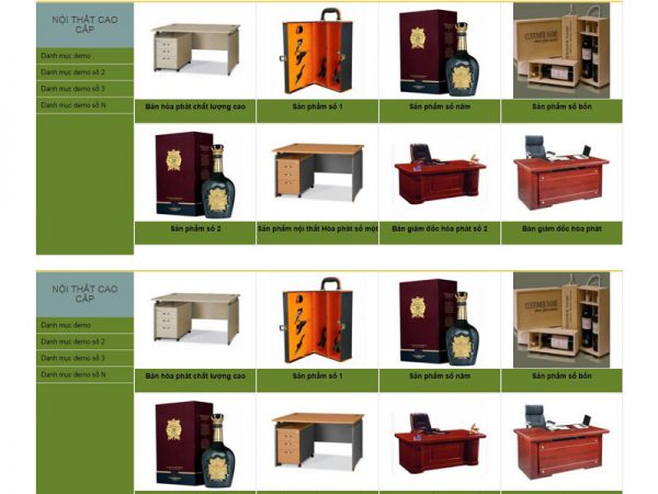 Thiết kế website nội thất