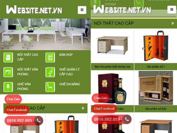 Thiết kế website nội thất