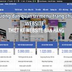 Hướng dẫn quản trị menu trang chủ Website
