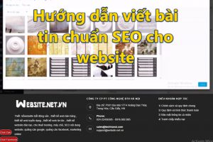 Hướng dẫn viết bài tin chuẩn SEO cho website