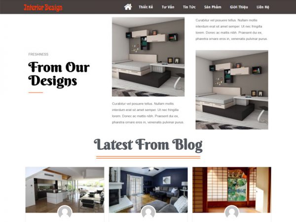 Thiết kế website nội thất